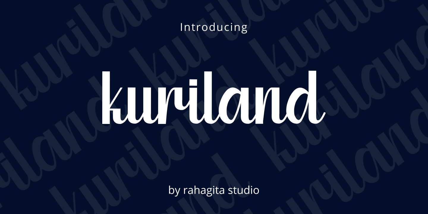 Example font Kuriland #1